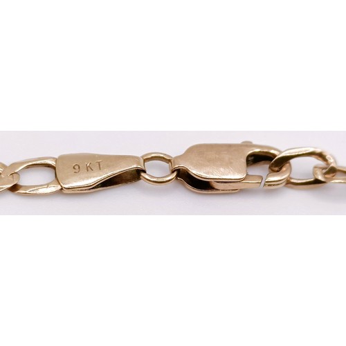 415 - A 9ct gold bracelet, 2.7 g