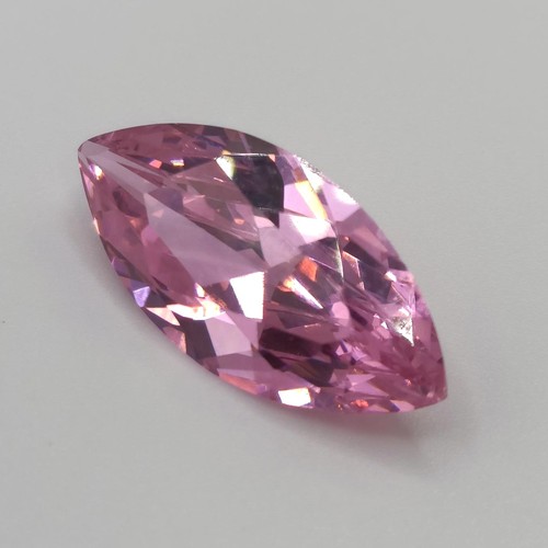 444 - A lab grown pink sapphire, 2.3 g