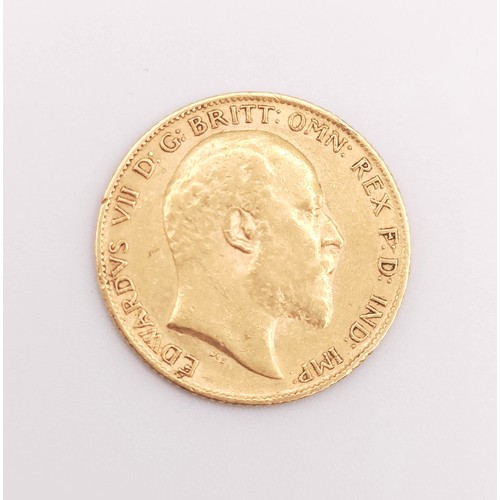 505 - An Edward VII half sovereign, 1904