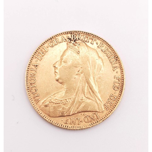 509 - A Victorian sovereign, 1898