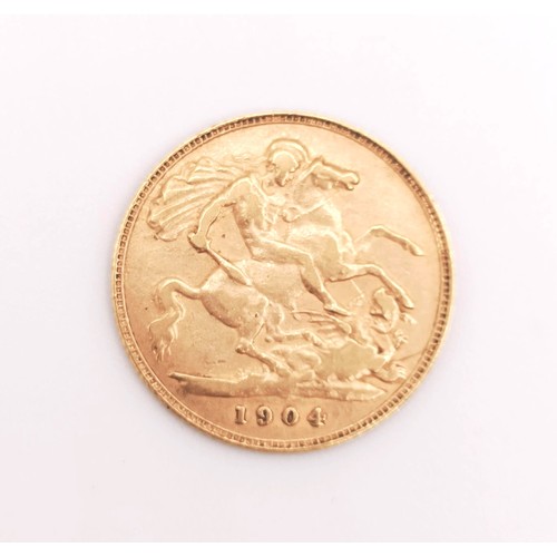 529 - An Edward VII half sovereign, 1904