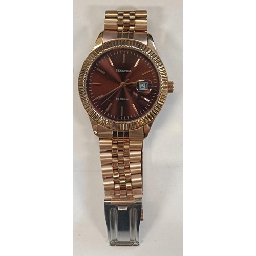 551 - Assorted dress watches, cased (box)