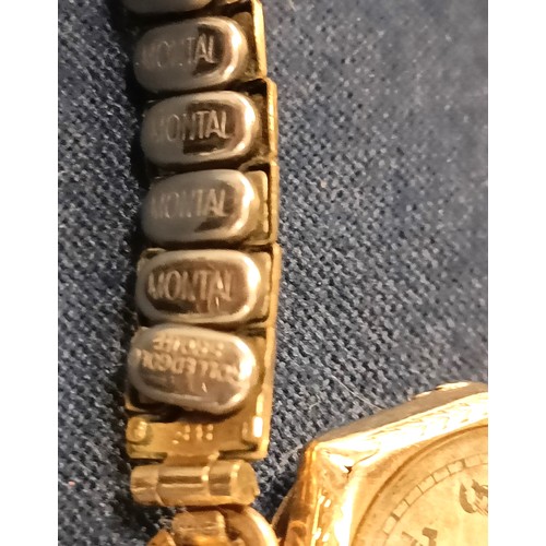 603 - A ladies 9ct gold Rolex watch, on a later expandable strap