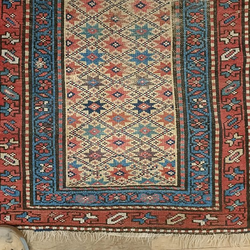 1295 - A Caucasian rug, 208 x 92 cm