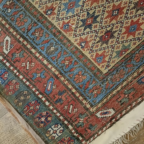 1295 - A Caucasian rug, 208 x 92 cm