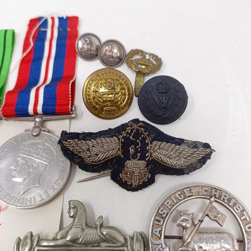 1254 - Assorted military badges