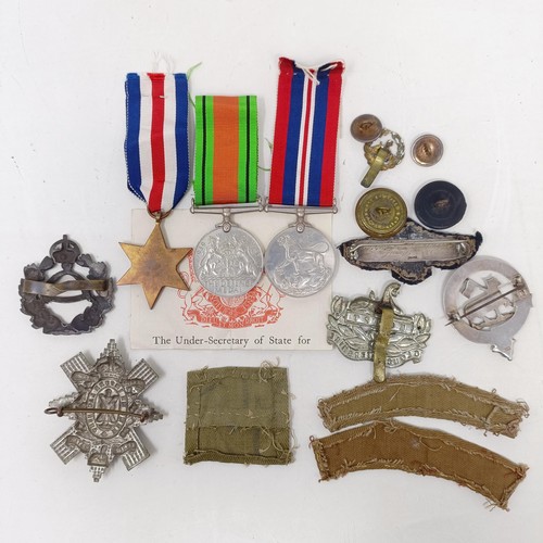 1254 - Assorted military badges