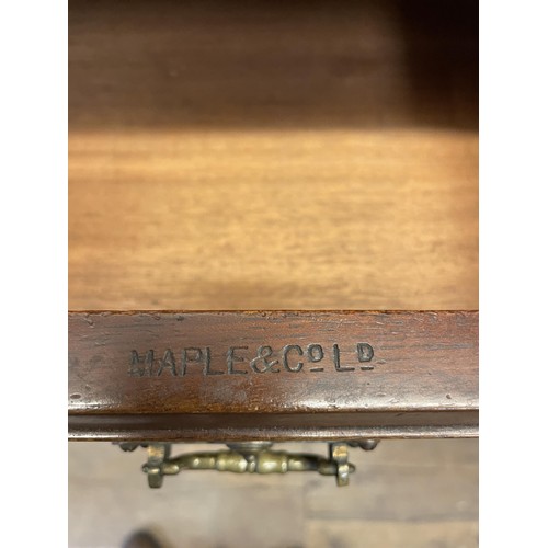 1292 - An early 20th century mahogany Wellington chest, Maple & Co, stamped to a drawer, 122 cm high x ... 