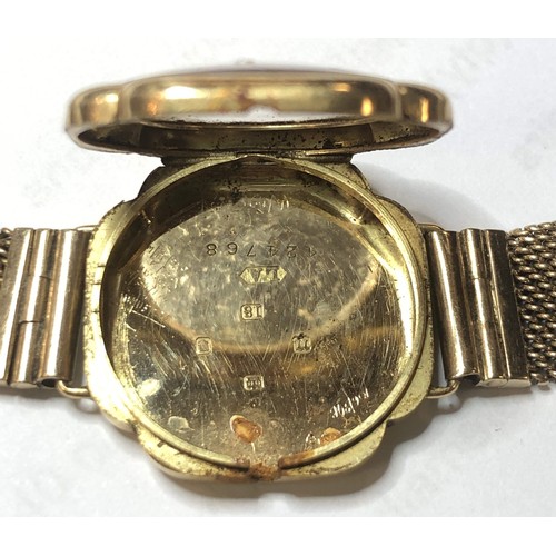 598 - A ladies 9ct gold wristwatch, 23.4 g (all in), a ladies Rotary wristwatch, cased, another watch and ... 