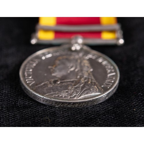 10 - A China War medal 1900, awarded to 934 Pte Rajasami 1st Madras Pioneers, with Relief of Pekin clasp ...