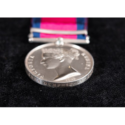 32 - A Military General Service medal 1793-1814, awarded to Owen Dumphie 14th Foot, with Corunna clasp <b...