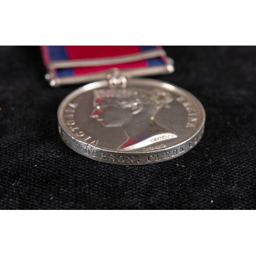 34 - A Military General Service medal 1793-1814, awarded to John D Anderson Clerk Commt Dept, with Salama...