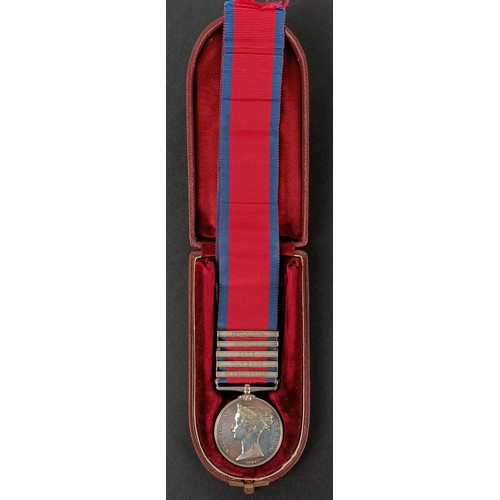 36 - A Military General Service medal 1793-1814, awarded to S McCulloch Asst Surgn OMD, with St Sebastian...