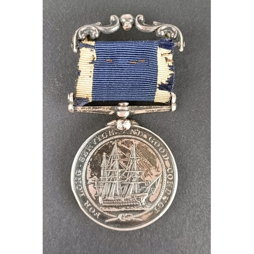 84 - A Royal Navy LS & GC medal, awarded to Richard Lee Sergt Major 11th Co RMA, with copy documentat... 