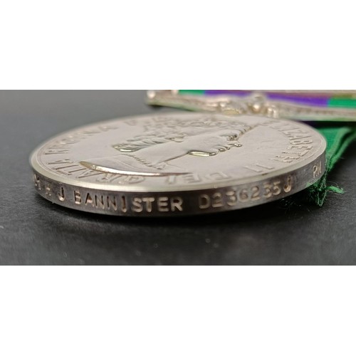 145 - A General Service medal 1962-2007, awarded to OM(AW) 1 H J Bannister D236235J RN, with an Air Operat... 