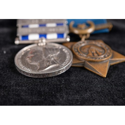 166 - A pair of medals, awarded to Lieut C J Carden 2/Conn Rangers, comprising an Egypt medal, with The Ni... 