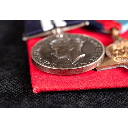 218 - A group of six medals, awarded to DISA 1099769 A Heatley GSR HMS Carnarvon Castle, comprising a Dist... 