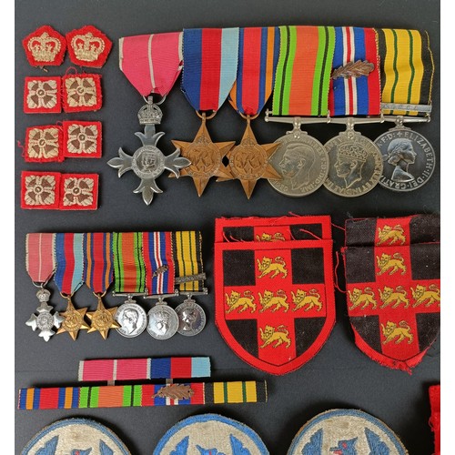 219 - A group of six medals, awarded to Colonel R C Thompson, Staff, comprising an OBE, a 1939-1945 Star, ... 