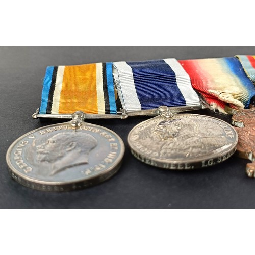 237 - A group of five medals, awarded to 191348 Walter Webb LG SEA HMS Actaeon, comprising a 1914-15 Star ... 