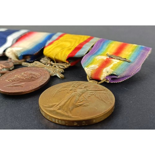 237 - A group of five medals, awarded to 191348 Walter Webb LG SEA HMS Actaeon, comprising a 1914-15 Star ... 