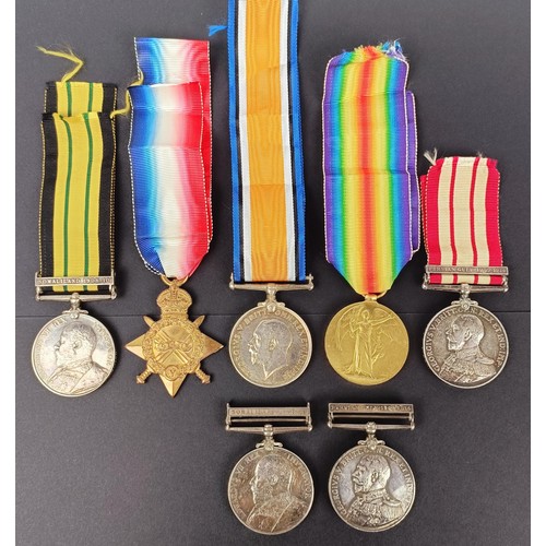 261 - A group of four medals, awarded to K 1648 C Bearpark Act L Sto RN, comprising an Africa General Serv... 