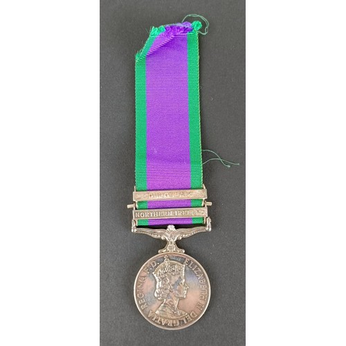 267 - A General Service medal 1962-2007, awarded to 24155063 Gnr R W Gaskill RA, with Northern Ireland and... 