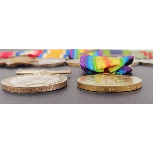 283 - A group of seven medals, awarded to Major Clifton William McGrath-Compton, comprising an OBE, 1914-1... 