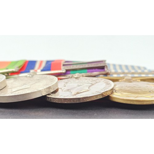 288 - A group of six medals, awarded to Capt C R Oakley MX, comprising a 1939-1945 Star, France and German... 