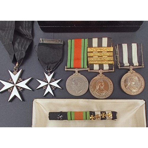 290 - The group of medals and orders awarded to 6631/H Cdt Supt S A Snook, including orders of St John of ... 