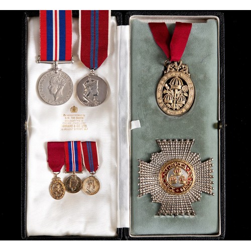 292 - A Knight Commander of the Order of the Bath Star and neck badge, KCB (Civil), un-named, as issued, c... 