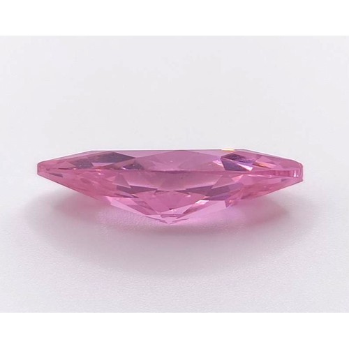 1664 - A lab grown pink sapphire, 2.3 g