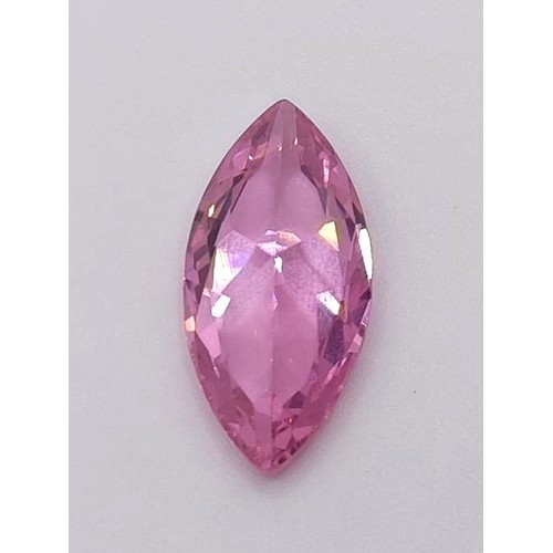 1664 - A lab grown pink sapphire, 2.3 g