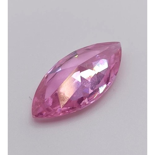 1664 - A lab grown pink sapphire, 2.3 g