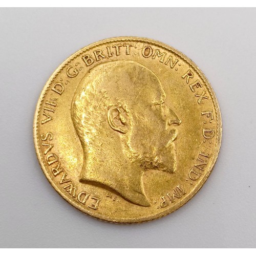 315 - An Edward VII half sovereign, 1906...