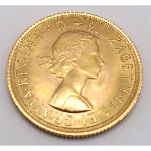 322 - An Elizabeth II sovereign, 1966...