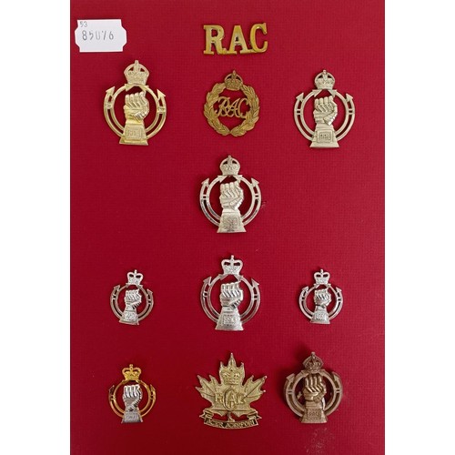 425 - Assorted military badges, including RASC, RAOC, RAC and others Provenance: A Collection of Military ... 