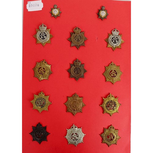 428 - Two Army Service Corps helmet plates, and other ASC badges Provenance: A Collection of Military Badg... 