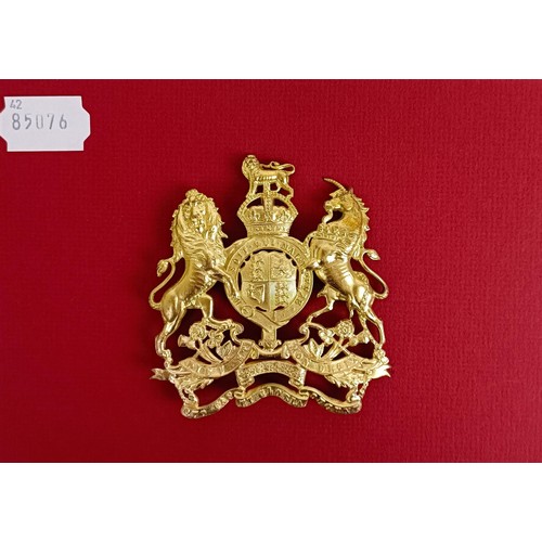 440 - A Royal Engineers helmet plate badge Provenance: A Collection of Military Badges from a West Country... 