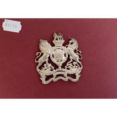 462 - A Victorian officers Newcastle Engineer Volunteers helmet plate badge Provenance: A Collection of Mi... 