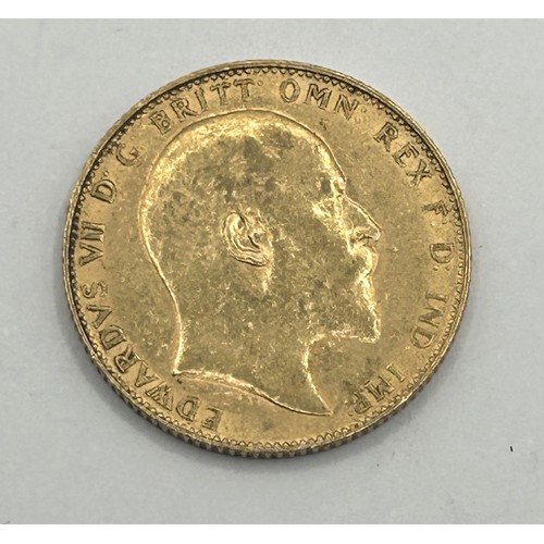 304 - An Edward VII sovereign, 1907...