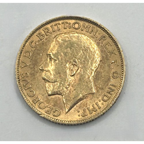 306 - A George V sovereign, 1911...