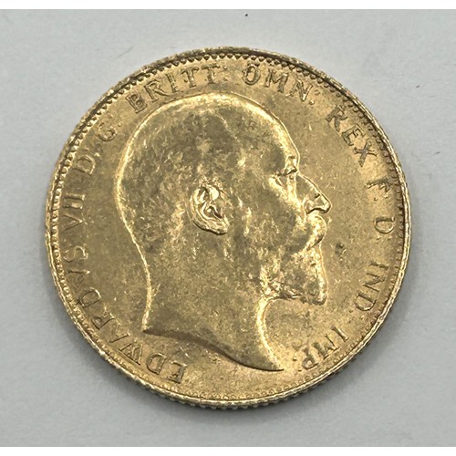 318 - An Edward VII sovereign, 1906...