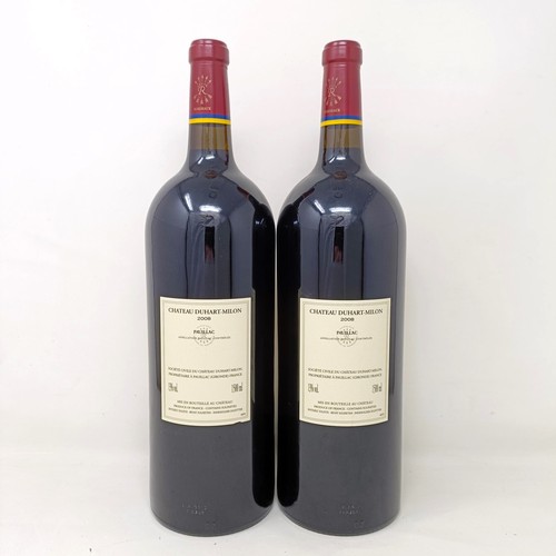 2000 - Two magnums of Chateau Duhart-Milon, Pauillac, Grand Cru Classe, 2008 (2)<br /><br />Provenance: Fro...