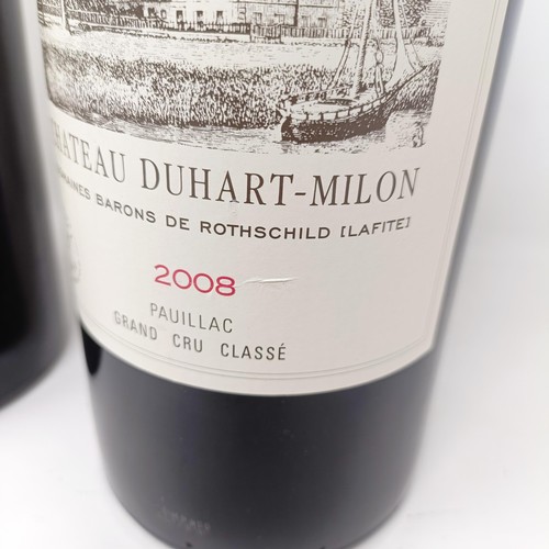 2000 - Two magnums of Chateau Duhart-Milon, Pauillac, Grand Cru Classe, 2008 (2)<br /><br />Provenance: Fro...