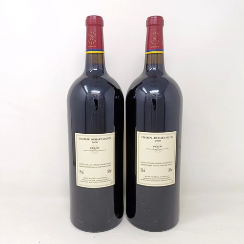 2003 - Two magnums of Chateau Duhart-Milon, Pauillac, Grand Cru Classe, 2008 (2)<br /><br />Provenance: Fro...