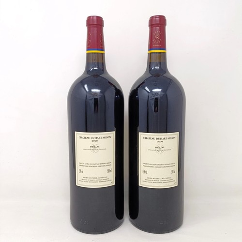 2002 - Two magnums of Chateau Duhart-Milon, Pauillac, Grand Cru Classe, 2008 (2)<br /><br />Provenance: Fro...