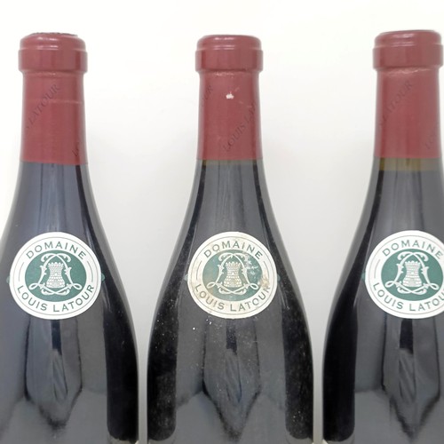 2004 - Three bottles of Corton, Beaune, Grand Cru, Domaine Latour, 2001 (3)<br /><br />Provenance: From a W...