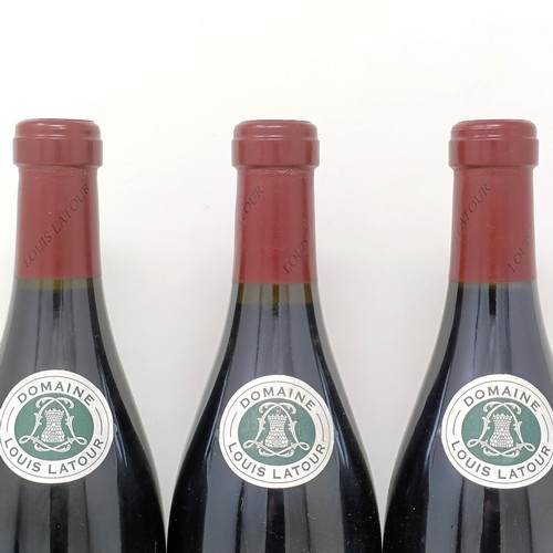 2005 - Three bottles of Corton, Beaune, Grand Cru, Domaine Latour, 2001 (3)<br /><br />Provenance: From a W...