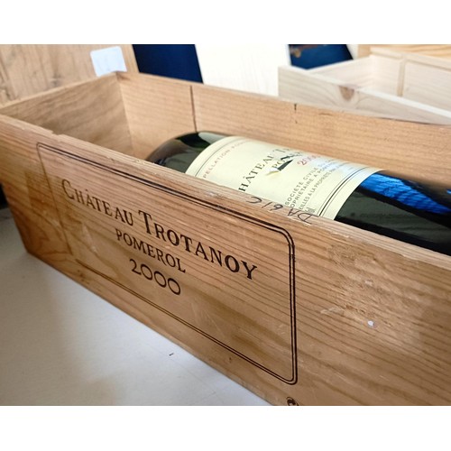 2008 - A double magnum, 3 litres, of Chateau Trotanoy, Pomerol, 2000<br /><br />Provenance: From a West Cou...