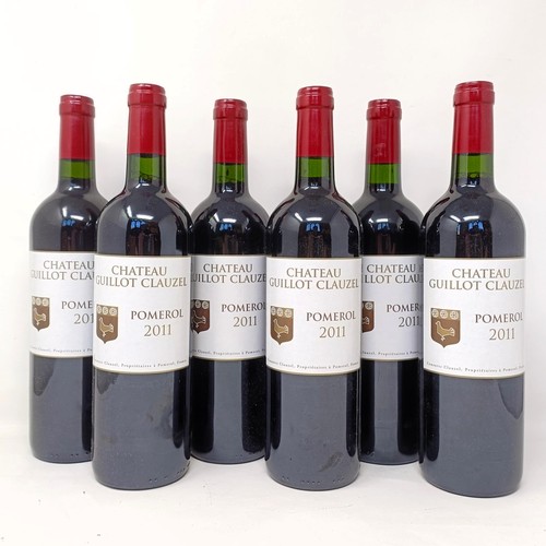 2016 - Six bottles of Chateau Guillot Clauzel, Pomerol, 2011 (6)<br /><br />Provenance: From a West Country...